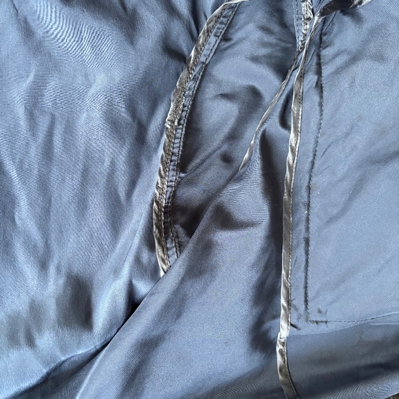 Stella McCartney Navy Blue Cropped Anorak Jacket - Picture 3 of 7